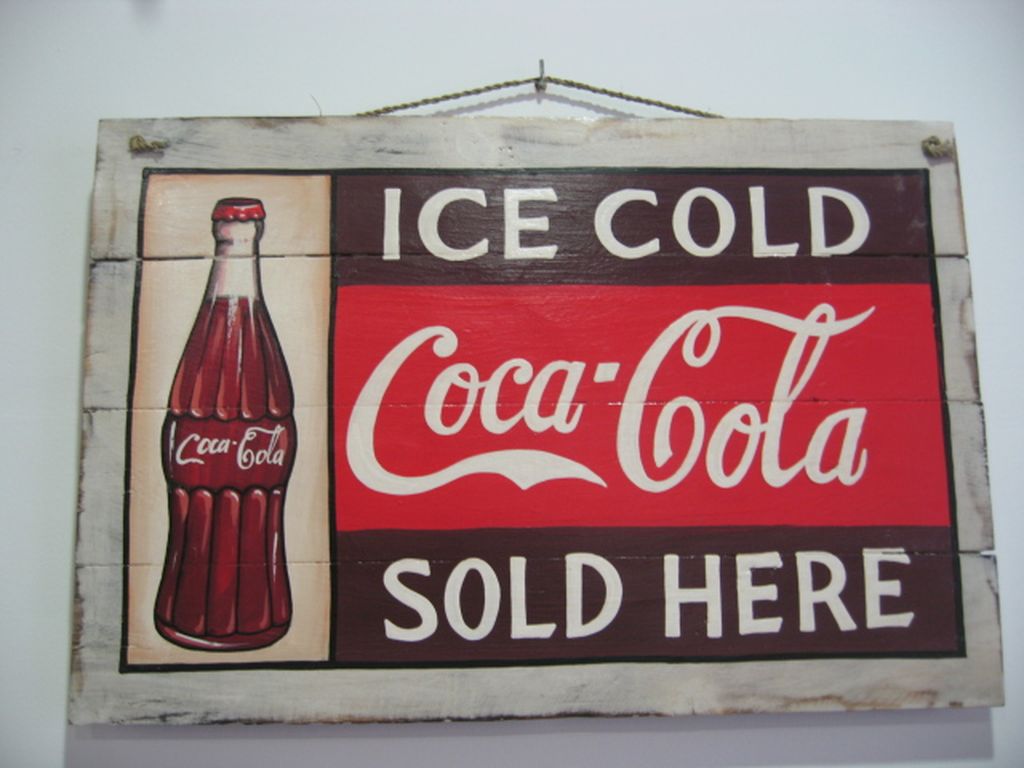 carteles vintage de cocacola